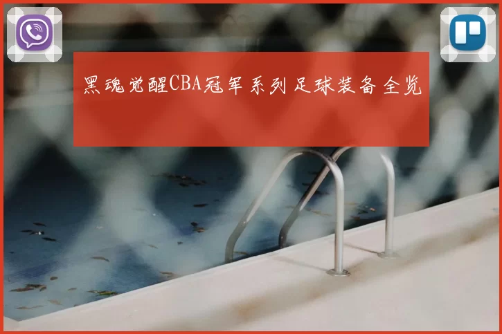 黑魂觉醒CBA冠军系列足球装备全览